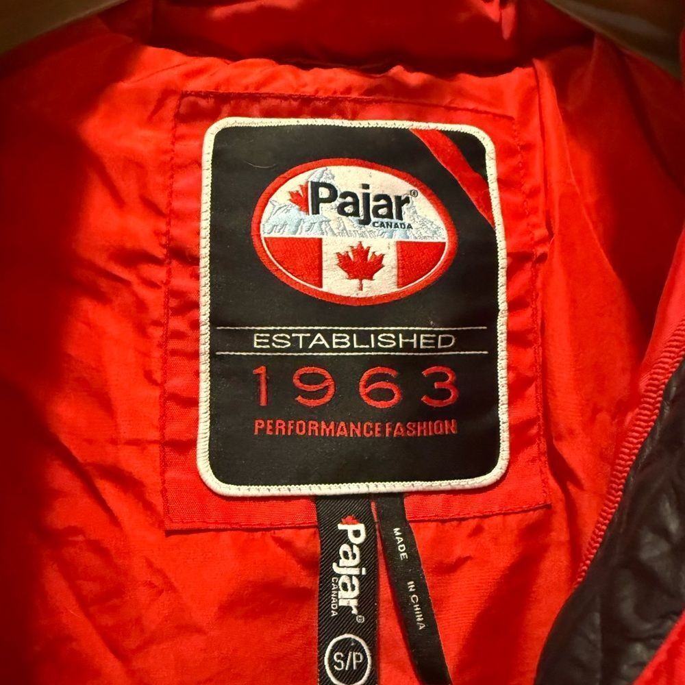Pajar Women's Cougar Long Down Parka with removable Fur Hood, S, Used see pics - Picture 6 of 15
